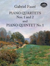 Piano Quartets Nos. 1 & 2 and Quintet No. 1 Study Scores sheet music cover